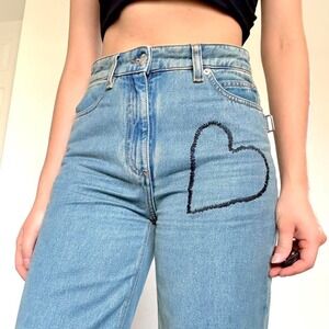 Zadig & Voltaire Heart Embroidered Jeans